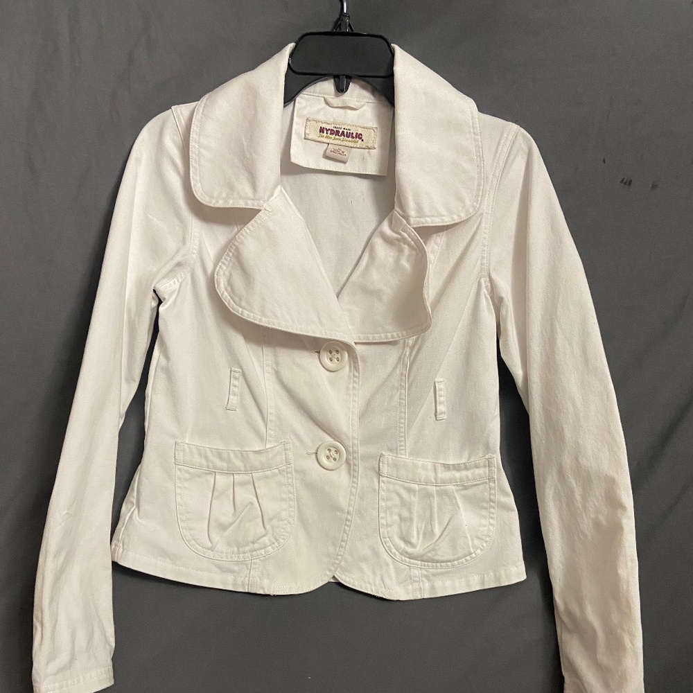 Hydraulic white Jean Jacket